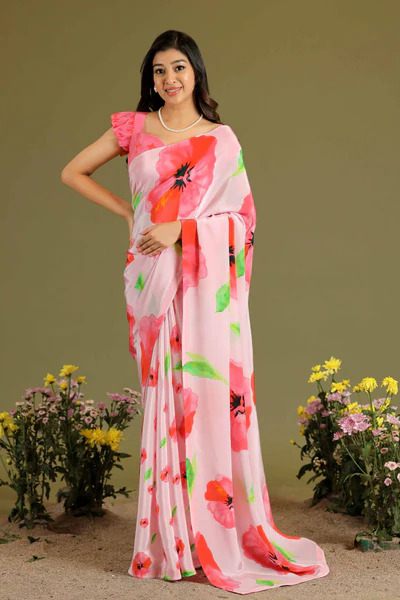 Light Pink Saree 